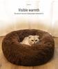 Round Plush Cat & Dog Bed – All-Season Warmth, Multi-Size Options for Small & Medium Pets
