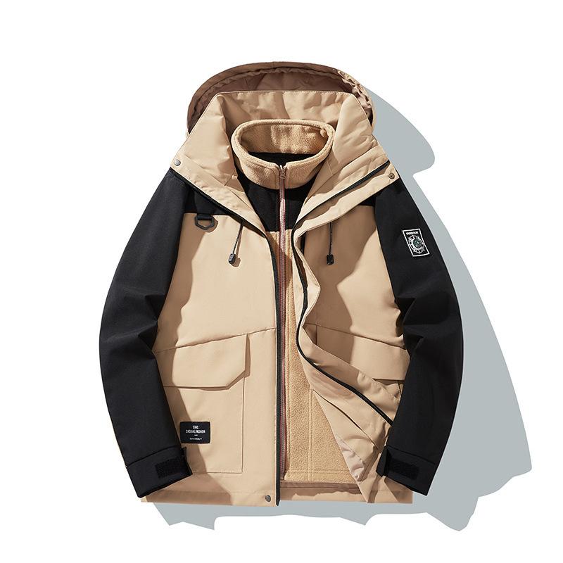 Herbst und Winter Neue Outdoorjacke Herren- und Damen-Outdoorjacke Lockere Jacke im Hongkong-Stil