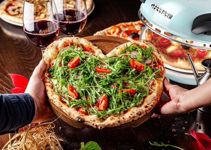 Four À Pizza - G3FERRARI - G1000613 - Bleu - 1200 Watt - Température Variable