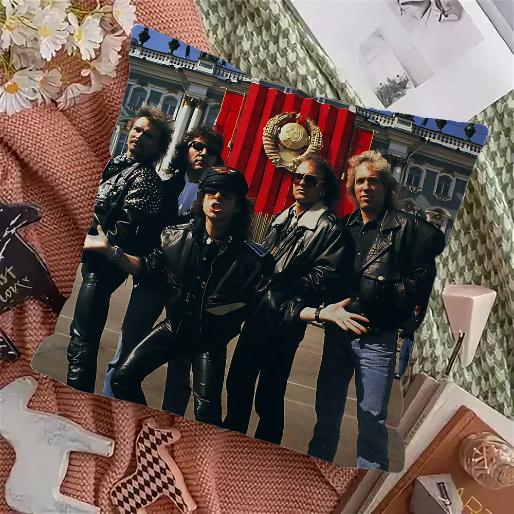 Classic Hard Rock Band S-Scorpions Personalized Pillow Cover Kids Bedroom Wild Party Decor Pillowcase Kid Birthday Shower Gift