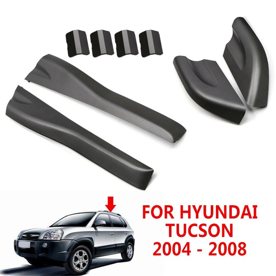 

2004-2008 For Hyundai Tucson Roof Rack Rail End Cover Shell Replacement Black