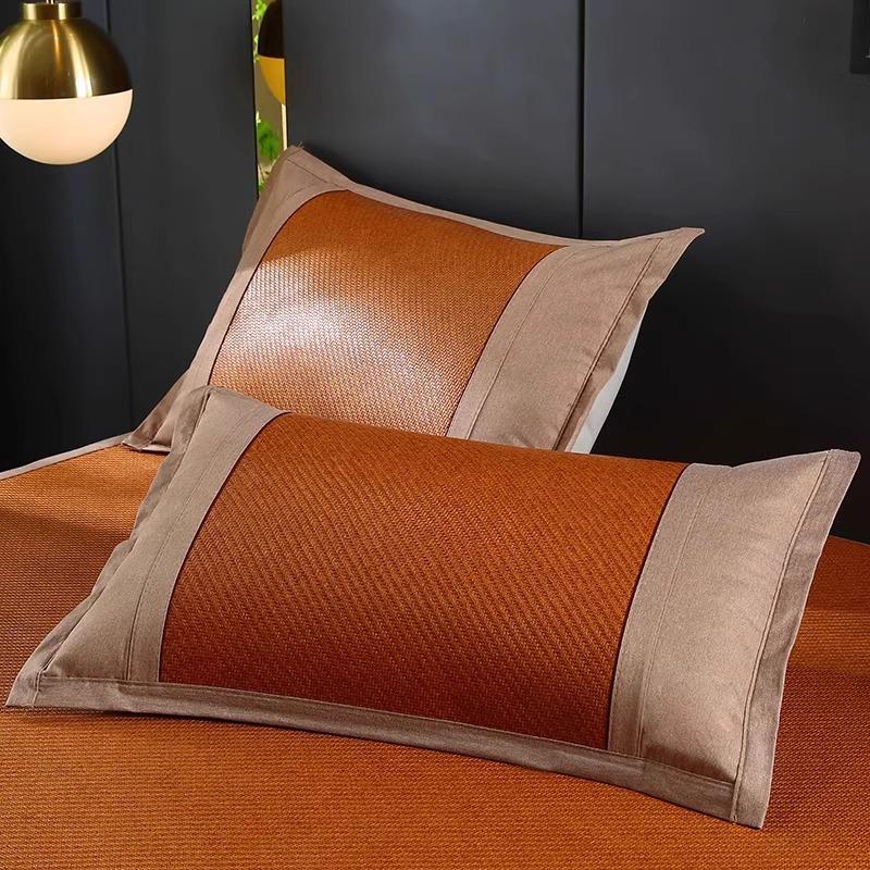 Sommer Kühl Rattan Kissenbezug Set - Erwachsene, Einzelbett, 2-teilig