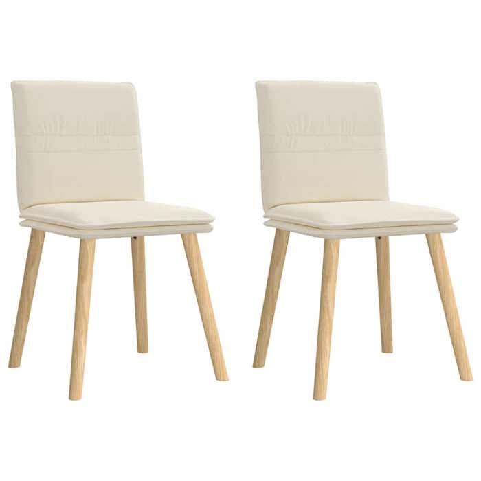 VidaXL Chaises à manger lot de 2 Lin, chaise, chaise de salon, chaise d'accent, chaise de cuisine, siège de salle à manger, 4101266