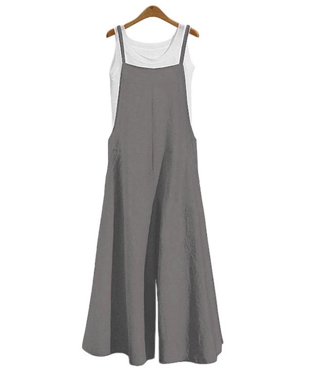 2023 Women's European & American Loose Wide-Leg Casual Jumpsuit