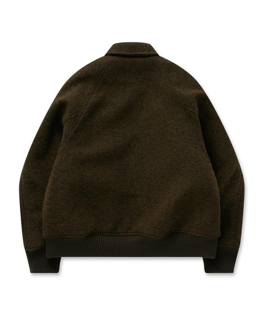 Pealp Heritage Wool Zip-Up Jumper 26(Brown)