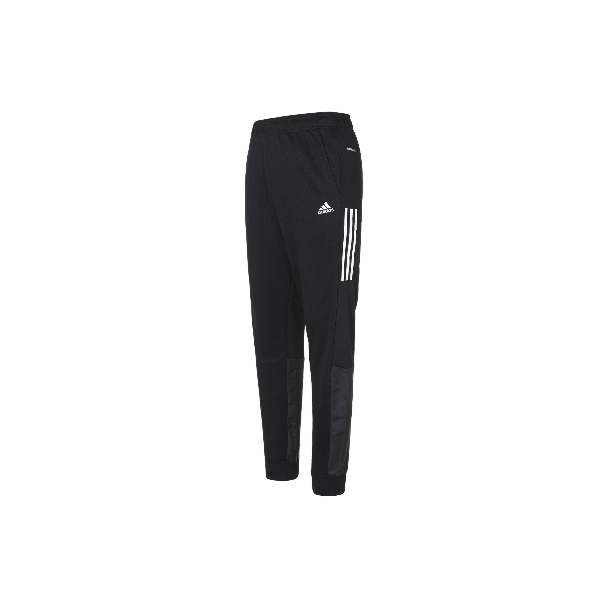 Men s adidas Side Printing Lacing Bundle Feet Sports Pants/Trousers/Joggers Black GK5774 M