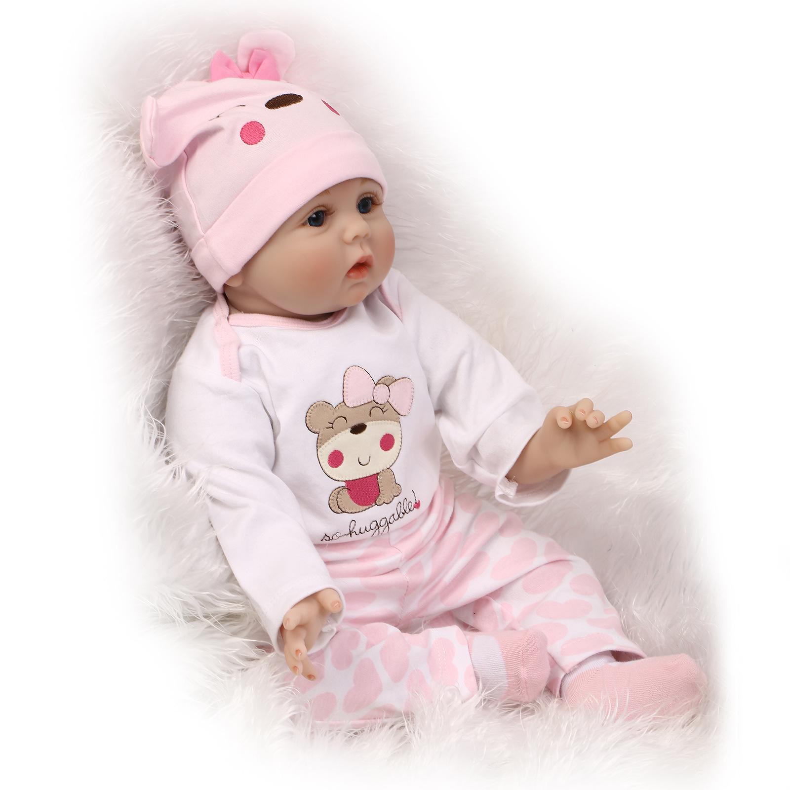 

Мягкая силиконовая имитация куклы NPK Baby Doll 55 cm, Domestic Shipping Bulk Price