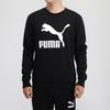 PUMA CLASSICS Sweatshirts Men's Black Crew Neck Moderate Regular 599296-01