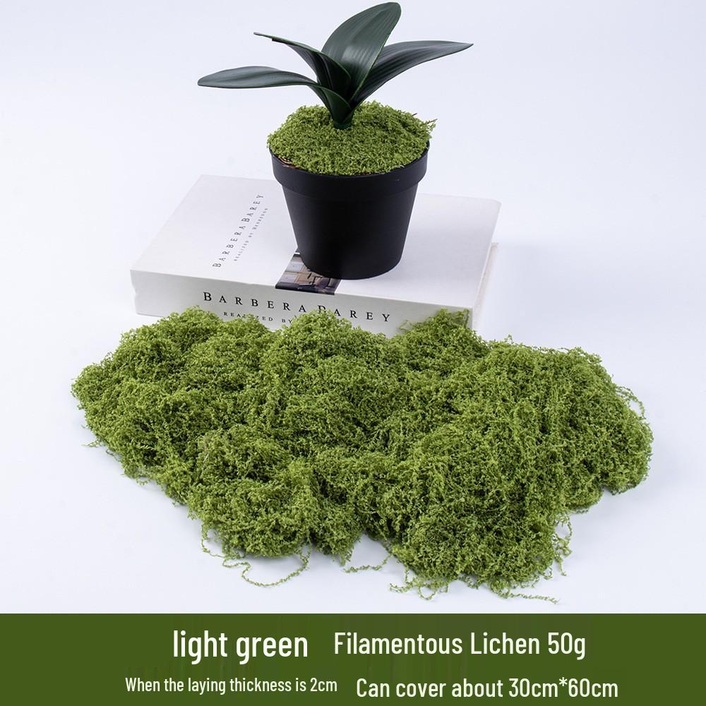 Artificial Moss Turf Landscape Ornament for Bonsai & Potted Plant Decoration