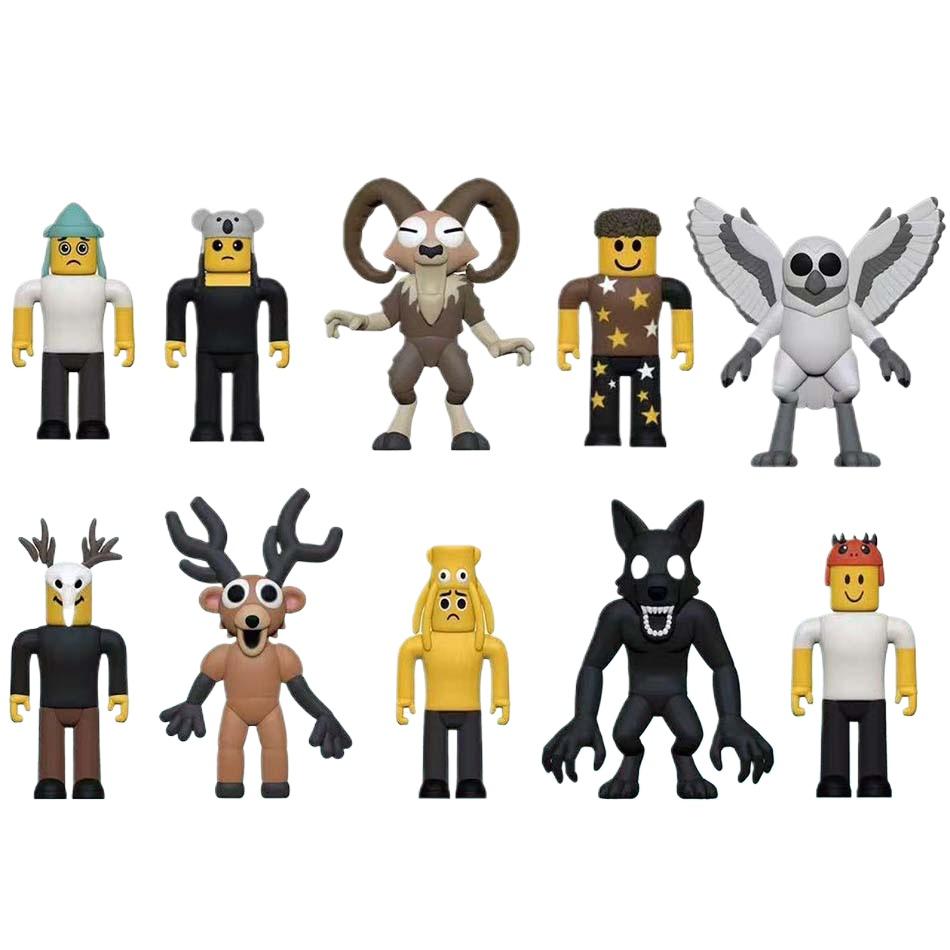 Hra 99 Lesní přežití Noci Krabička s figurkami Akční figurky Sady PVC Model Hračky Párování Velkoobchodní Karta Taška s překvapením Dárek