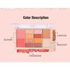 12 Colors Multifunctional Eyeshadow Palette Easy To Color Not Easy To Fly Powder Eyeshadow Highlighter Blush Repair Palette