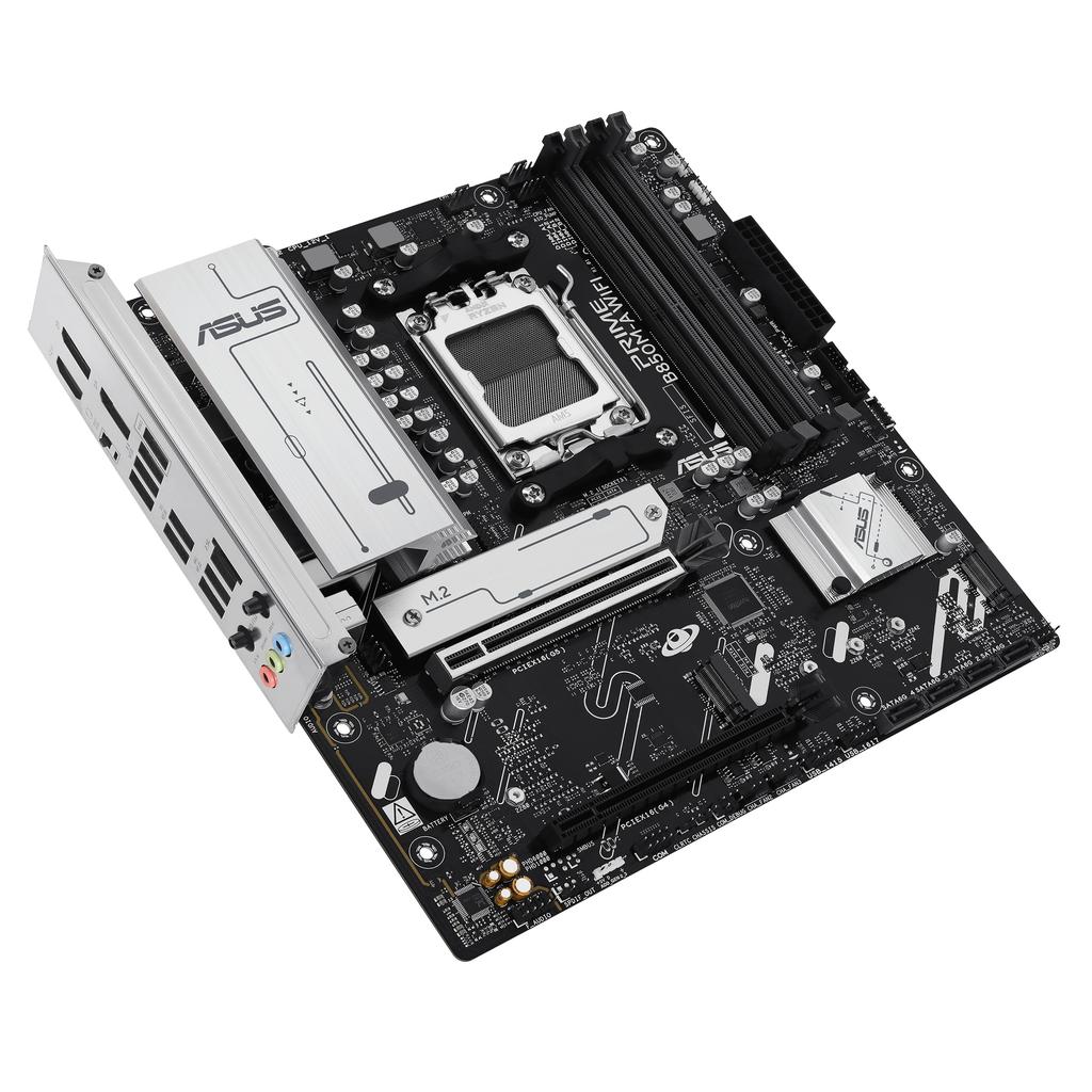 ASUS PRIME Micro ATX Motherboard for AMD Ryzen 9000 Series AM5 B850 and SATA III PCI Express B850M-A WIFI-CSM Processors, Compatible, Chipset, DDR5,