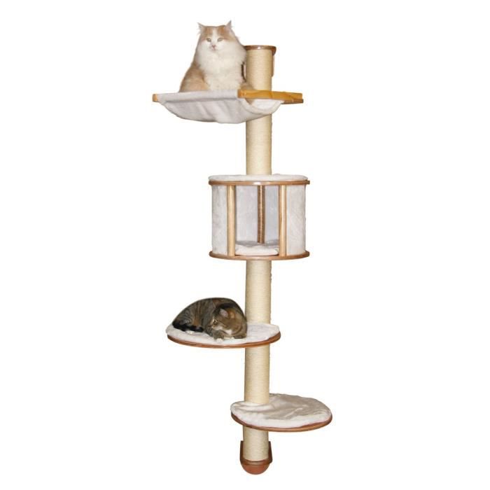 KERBL - Arbre a chats mural Dolomit 168 cm Blanc 81500