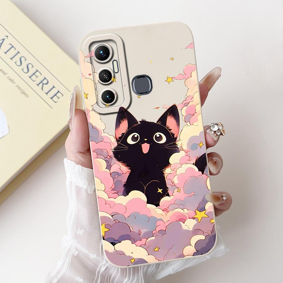 Für Infinix Hot 11 Hülle X662 Silikon Niedlich Mode Schmetterling Liebe Bemaltes Cover Für Infinix Hot 11 2021 Handyhülle X662B X689F