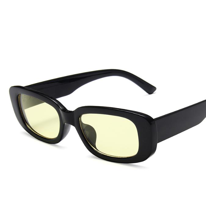 Small Square Rectangle Sunglasses Women Square Sunglasses 90s Retro Eyewear Vintage Candy Color Sunglasses Lentes Sol