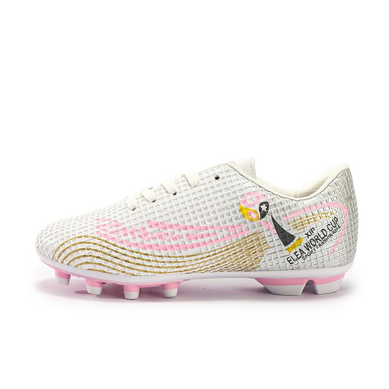 New football shoes men's and women's TF students anti-skid competition children's adult long nails high top AG training shoes MBW507