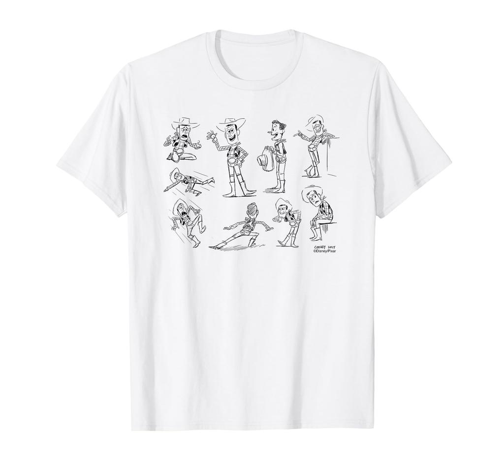 Disney & Pixar Toy Story Woody Story Concept Art Sketch T-Shirt