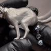 Chic Lapel Pin Accessory Eye Catching Dog Poop Brooch with Dazzling Heart Stone
