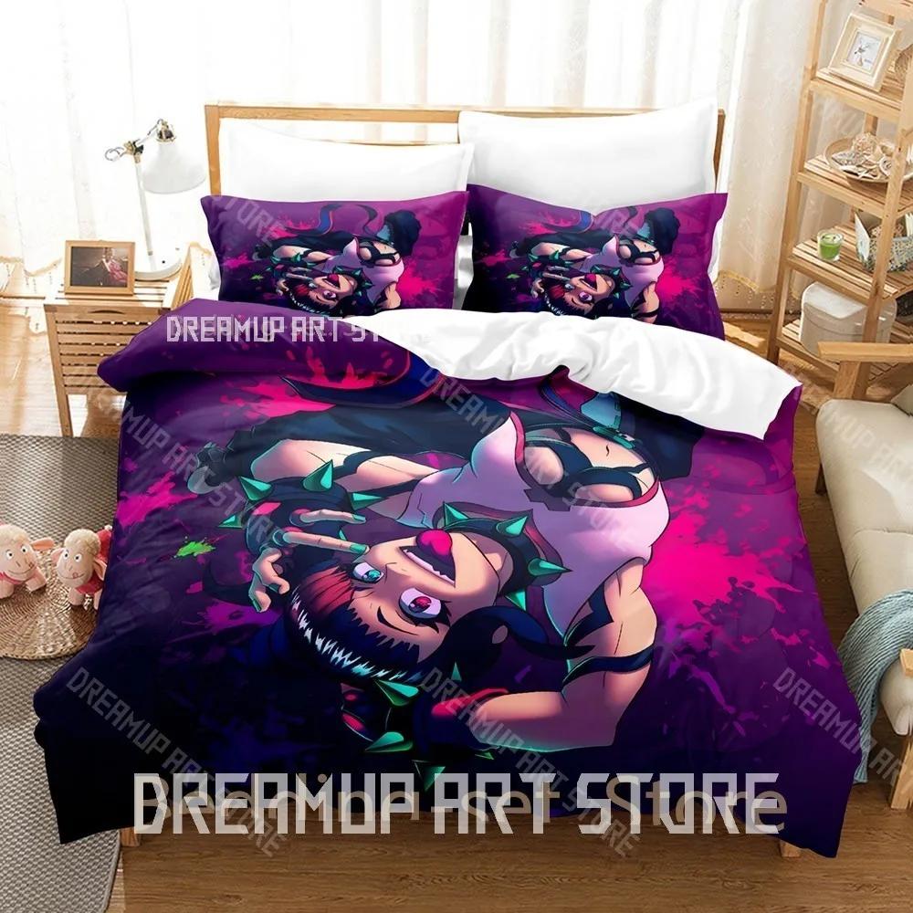 3D Print Juri Han Game Street Fighter Bedding Set Cartoon Anime three-piece set Adult Kid Bedroom Duvetcover Sets