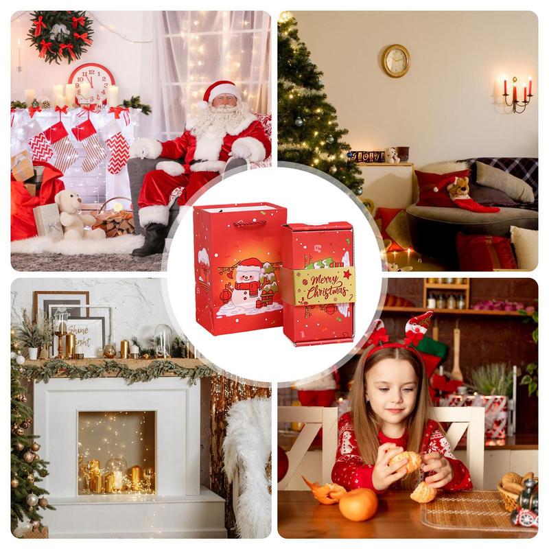 Christmas Folding Money Box 16 Pieces Christmas Festive Cash Roll Holder Pop Out Box Seasonal Money Bouncing Box For Coworkers