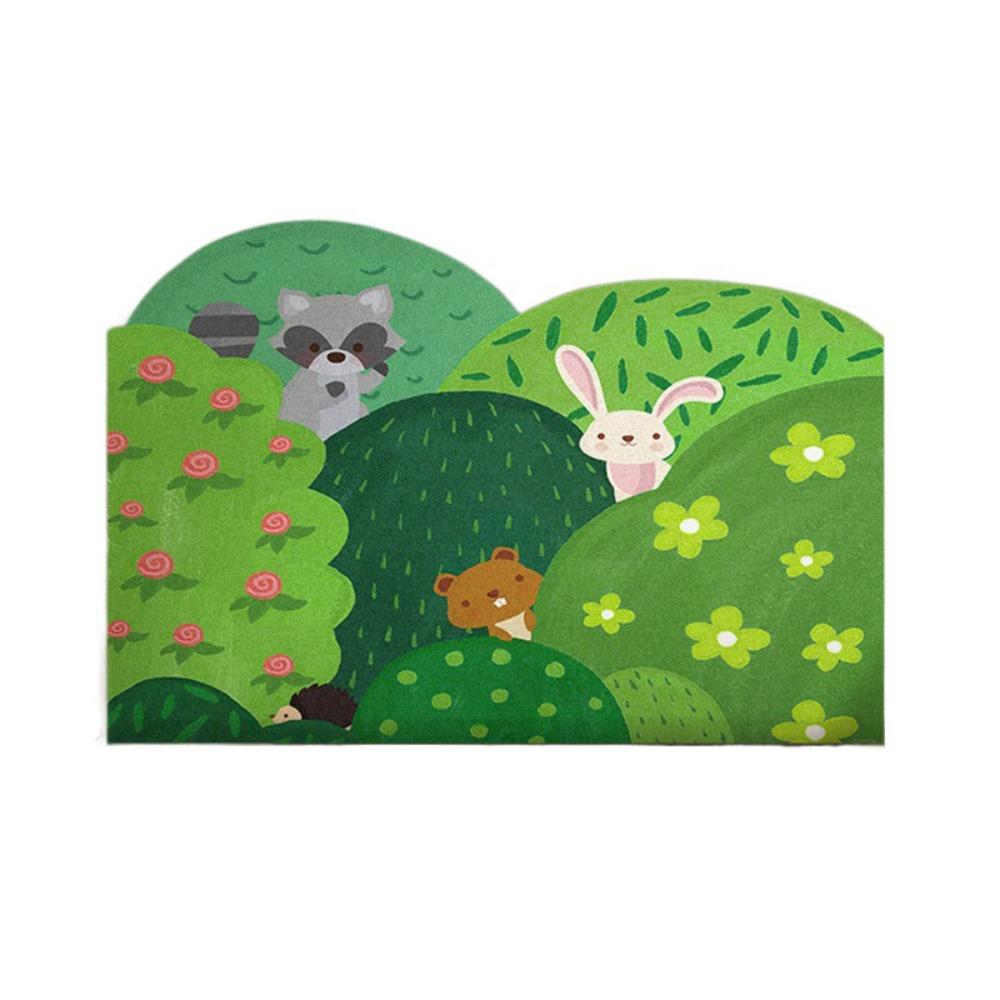 Cartoon Bathroom Foot Mat Water-Absorbing Floor Carpet Dirt-Resistant Foot Pad  Household