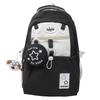 Schoolbag schoolbag for female junior high school students ins college style casual contrasting color backpack for third to sixth graders High school