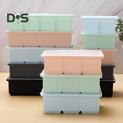 Σιλικονούχα Παγοθήκη DIY Διαφανές Καπάκι Πυκνωμένο Ενδιάμεσο Στρώμα 4/6/8 Θέσεις Εργαλείο Κατασκευής Παγάκια Κουζινικά Είδη