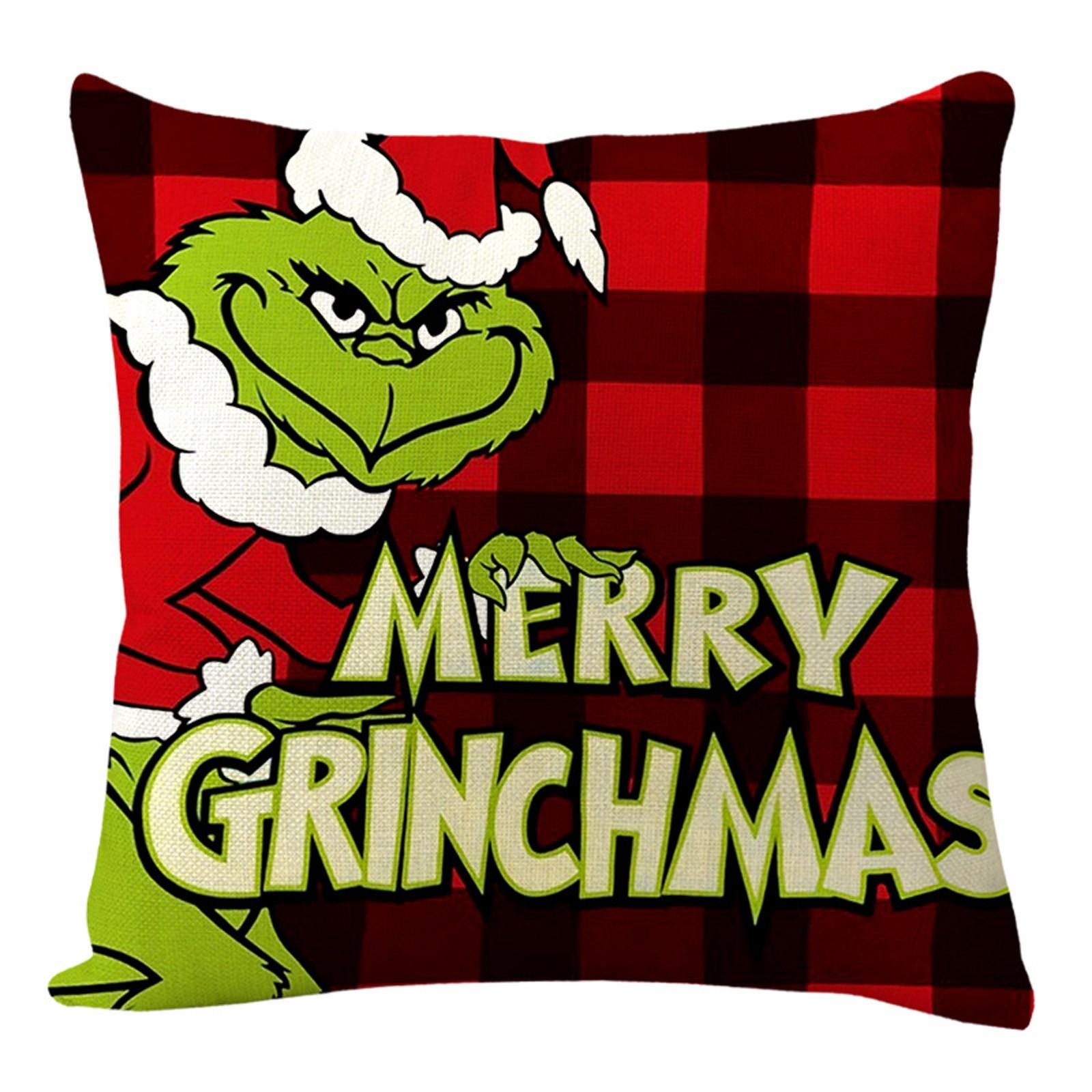 

Чехол на подушку Christmas Happy, 18 X 18 дюймов, зимняя праздничная наволочка для дивана One Size