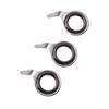 12 Pcs Fishing Rod Repair Kit Stainless Steel Wear Resistance Fishing Rod Tips for Bridge Fishing Boat Fishing