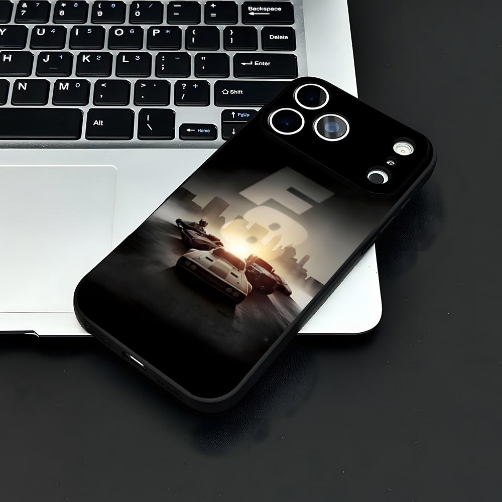 F-fast And F-Furious Handyhülle Für IPhone 17 Air 16 E Pro Max 15 14 13 Mini 12 Pro 11 Max Plus Schwarze Weiche Hülle