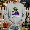 Men's Halloween Printed Long Sleeve T-Shirt Unisex Crewneck Casual Sports Top