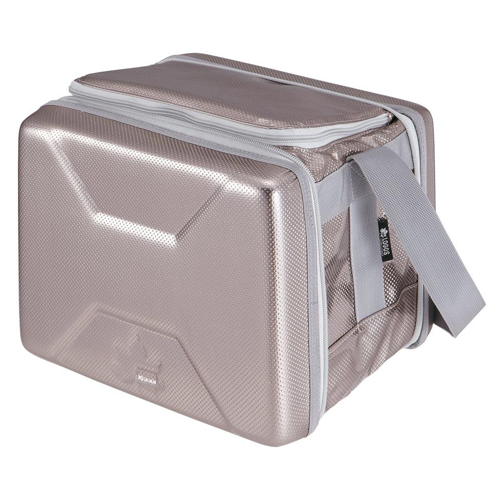 LOGOS Hyper Sub-Zero Cooler Bag, Medium, 81670070, Silver, Foldable Cooler Box, Ideal for Disaster Preparedness