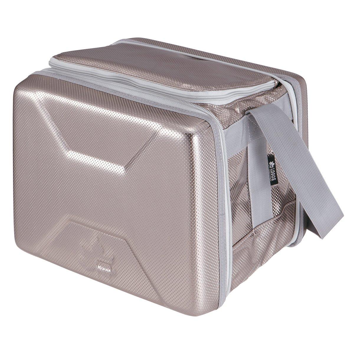 

LOGOS Hyper Sub-Zero Cooler Bag, Medium, 81670070, Silver, Foldable Cooler Box, Ideal for Disaster Preparedness