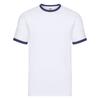 FRUIT OF THE LOOM Mens Contrast Ringer T-Shirt