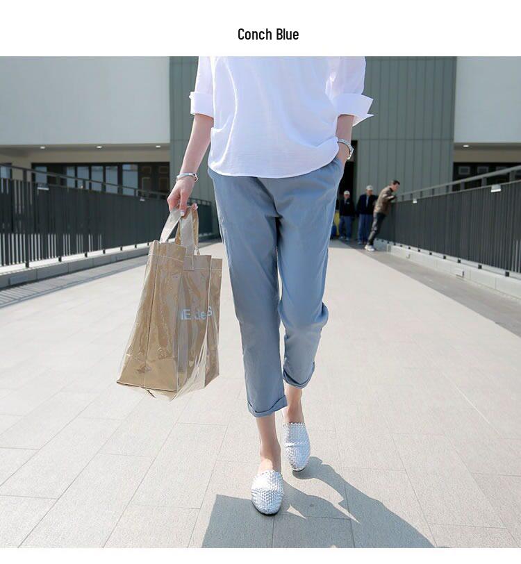 2026 New Spring-Autumn Maternity Base Layer Pants: Lightweight, Casual Wear for Pregnancy