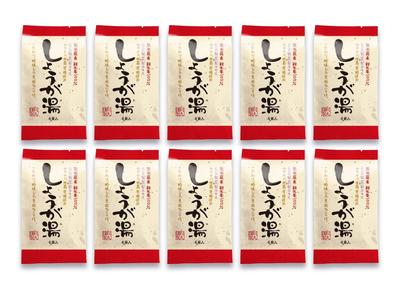 Sugimaru Bussan Ginger Tea 100g X 4 X 10 Packs Catechin-infused (25g Packs)