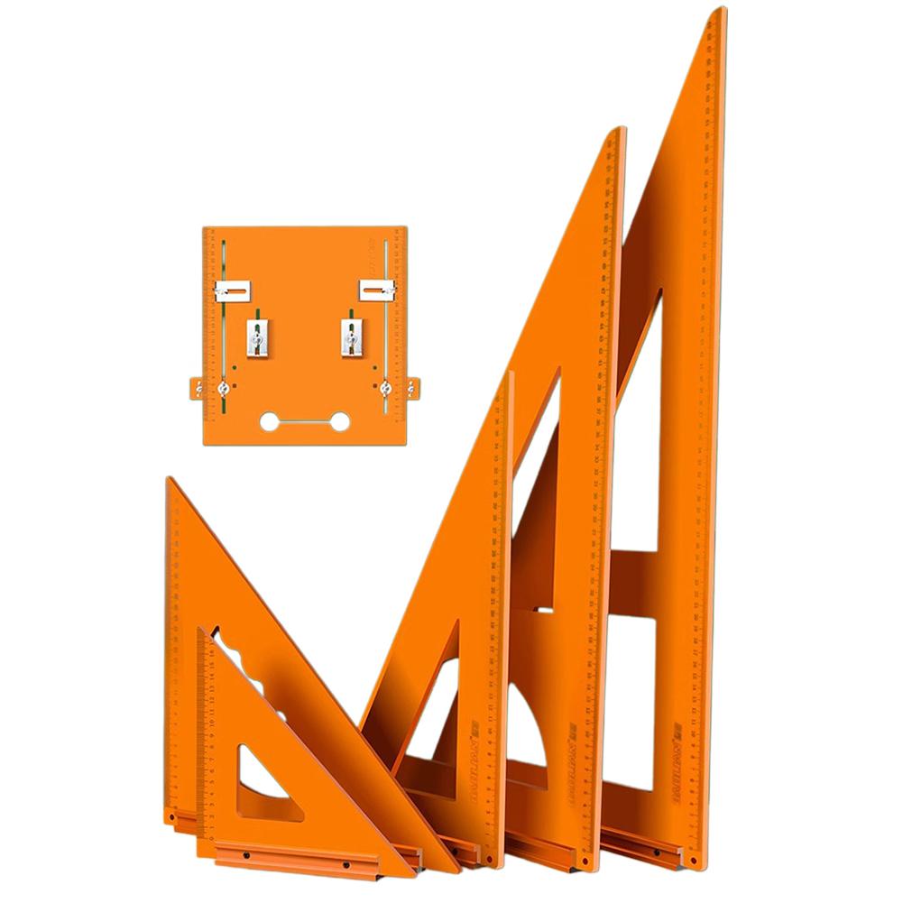 Triangle Ruler Woodworking Measurement Tool Carpenters Square Protractor Precise Right Angle Measuring Ruler Metric Angle Ruler