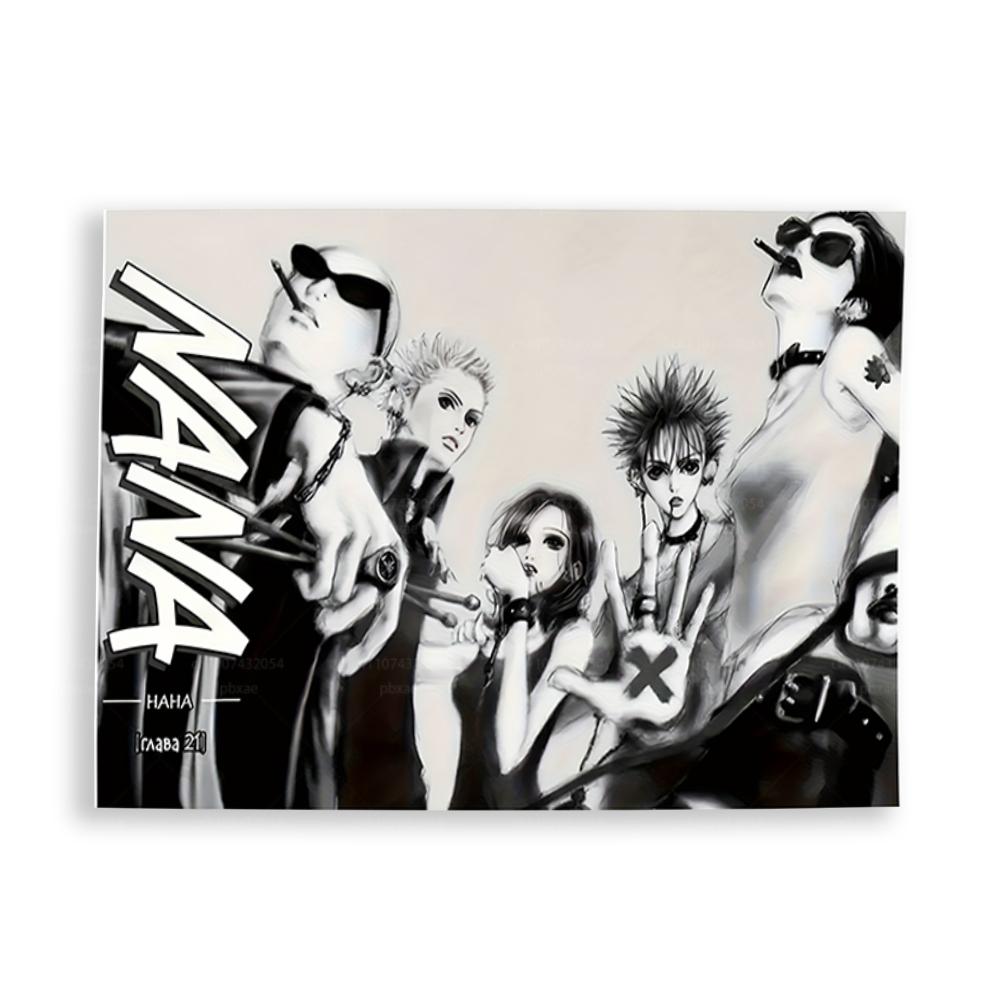 

1pc nana Anime Tapestry Character Wall Hanging Stylish Art for Indoor Home Bedroom Decor 74x94cm(29x37in)