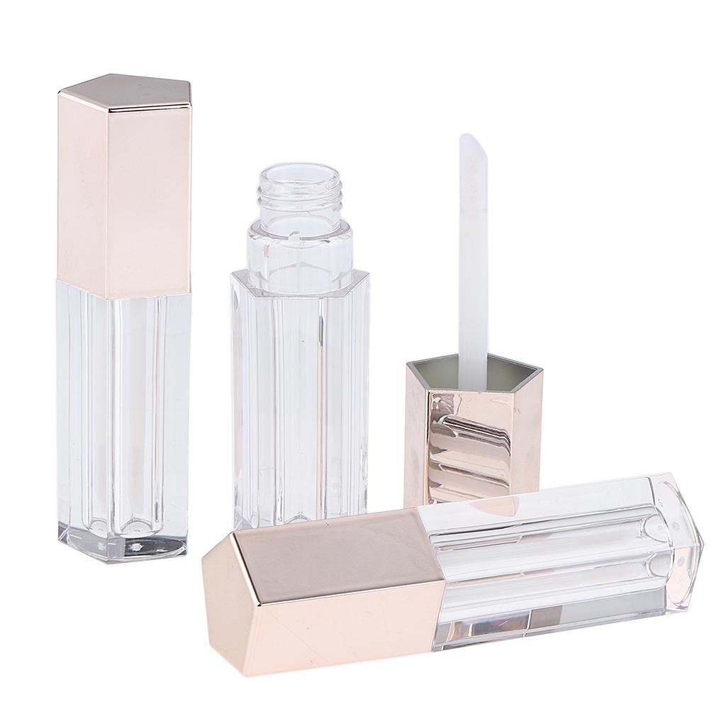 6pcs 5ml Plastic Refillable Cosmetic Tubes Bottle For DIY Balm Oil