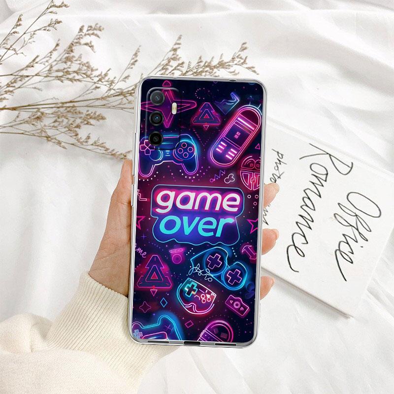 IK33 Game Over Phone Case for Motorola Moto E13 E15 E20 E22 E22I E22S E30 E32 E40 E7 E7I G Plus Power Play Stylus G22 G14