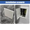 Access Panel Inspection Hole ABS Access Door Universal Plastic Push Type Inspection Port Wall Ceiling White Hatches Cover