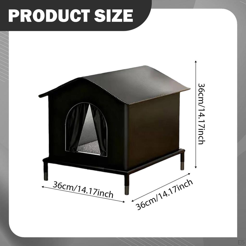 Cat House for Outside Shelter Outdoor Porch Winter