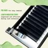 Eyelash Extension Blooming Lashes Easy Fan Lash Tray Matte Black Flat Lash Extensions