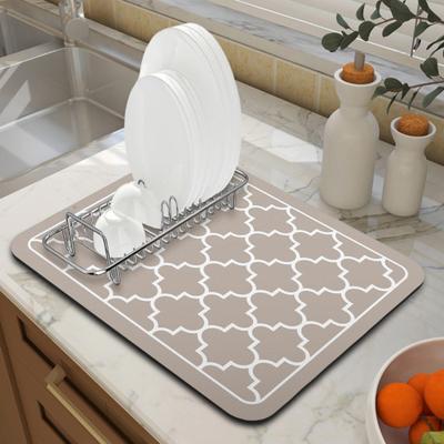 Tappetino per asciugare i piatti Tappetino drenante assorbente grande per bancone della cucina Tappetino da bagno multifunzionale per caffè