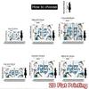 2D Flat Photography Backdrop Party Backdrop Father's Day Tools 100% Polyester Festive Wall Decor Use for Holiday Portraits
