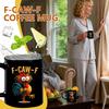 350ml Funny F-Caw-F Chicken Beverage Container Ceramic Coffee Mug Novelty Tea Cup Coffee Mug Gifts For Men Women Friends Family