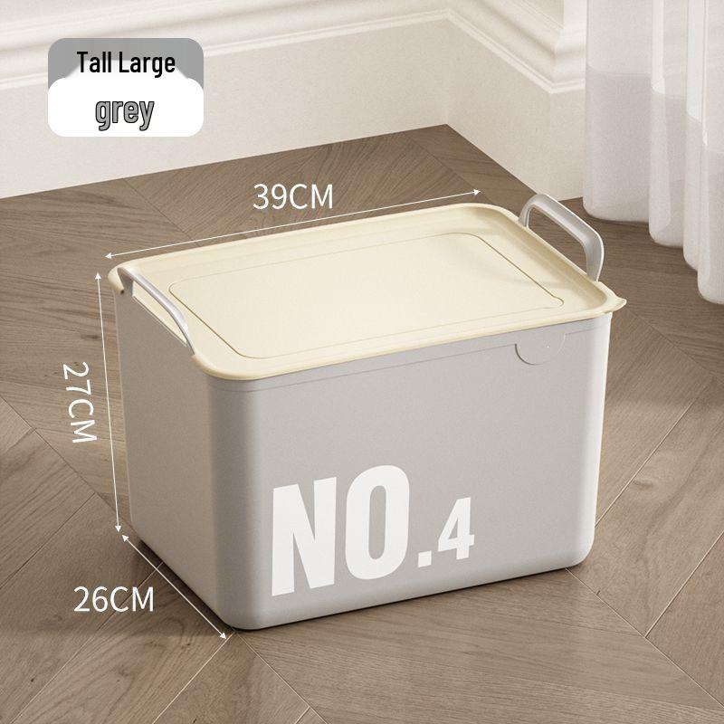 Cream-Style Storage Box for Daily Sundries, Home Socks, Dorm Room Desk Organization