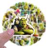 60/120PCS Cartoon Monster Shrek Graffiti Sticker DIY Suitcase Laptop Suitcase Helmet Guitar Phone Sticker Waterproof Decals