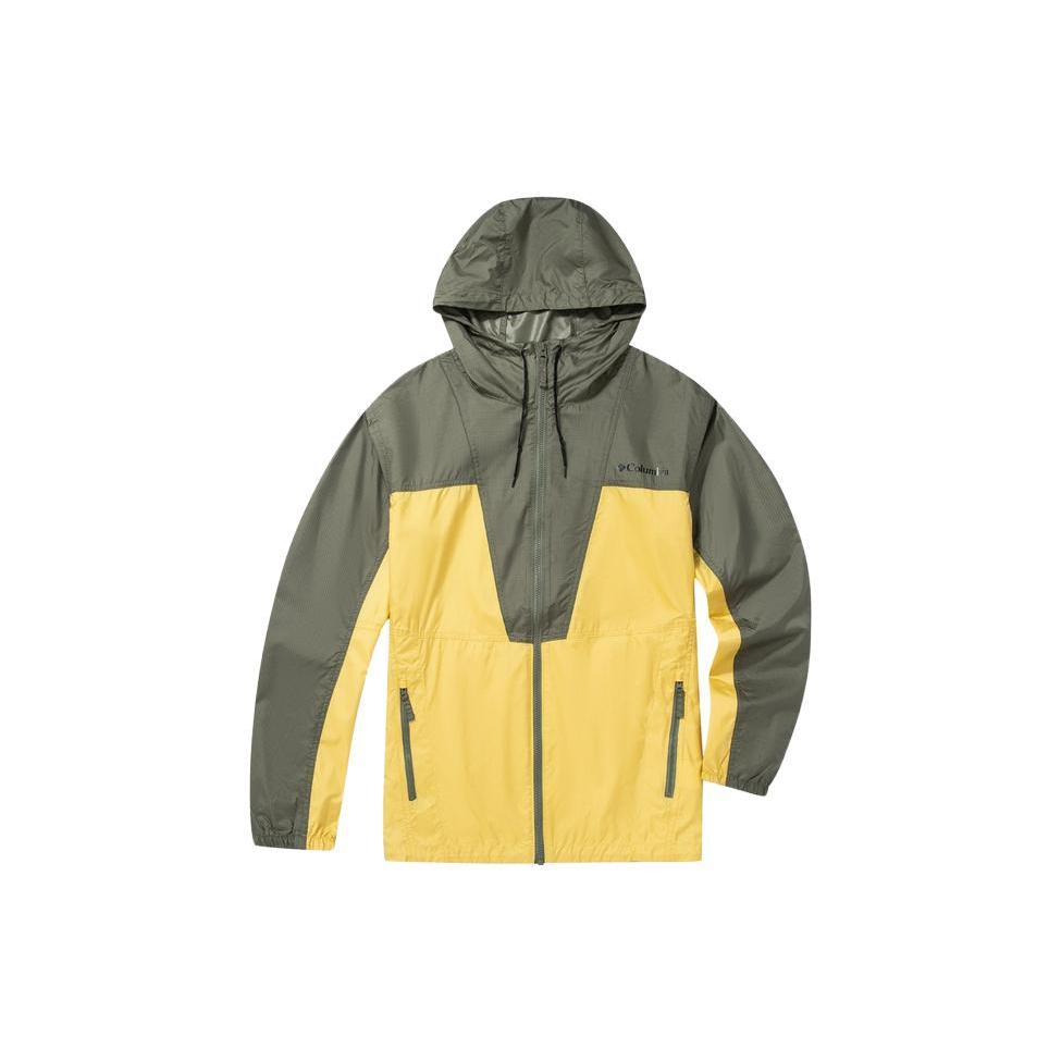 Columbia Jackets Men's Yellow Hooded Moderate Other WE9620-742