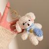 Ornement Suspendu Petit Ours Pendentif Breloque de Sac Poupée en Peluche Mignonne Porte-clés Poupée en Peluche Femmes Filles